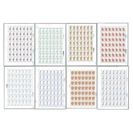 T87 京剧旦角邮票大版张