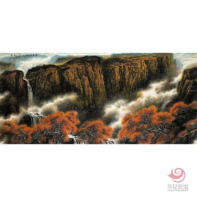 王世利孤品定制《金色太行》