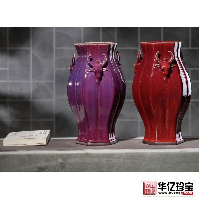 《三羊开泰尊》 一对   苗锡锦、苗长强大师联手创作