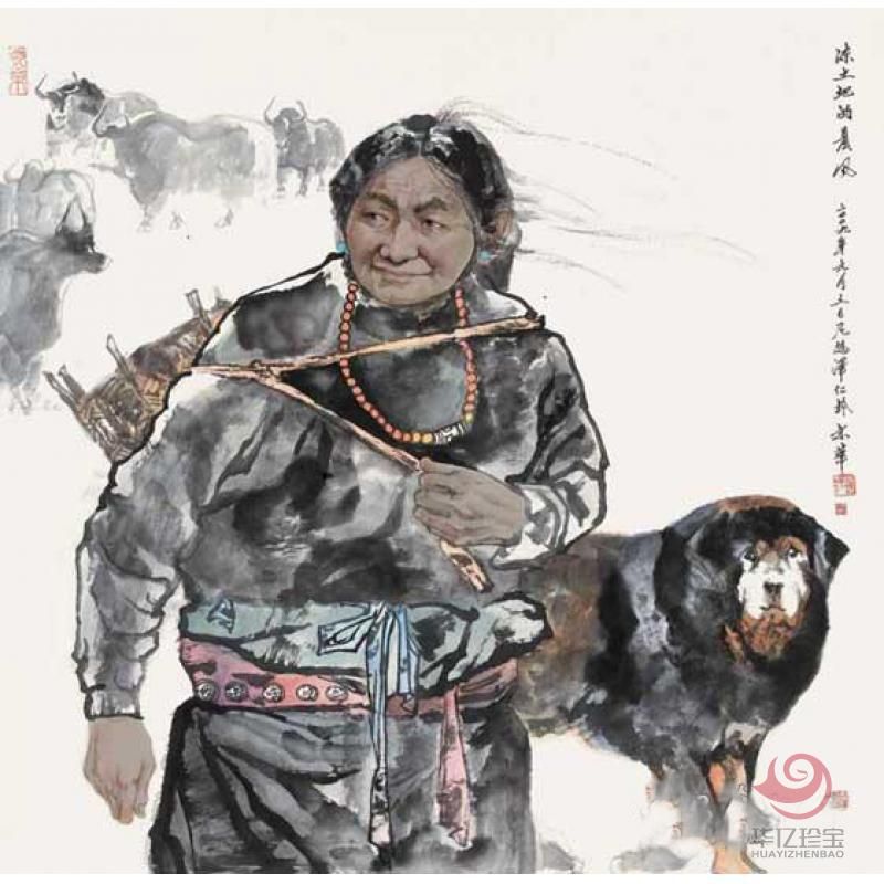 尼玛泽仁《冻土地的晨风》