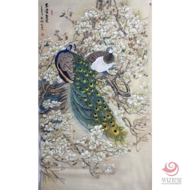 周卫红《 玉堂富贵》四尺对开