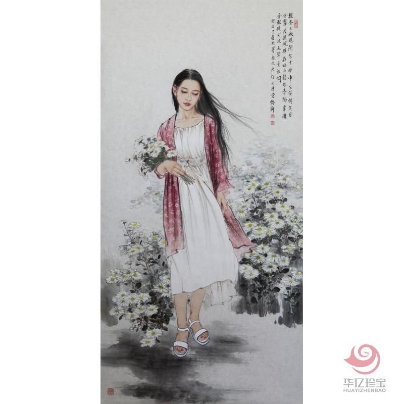 赵永夫《含翠共摇风》六尺整张