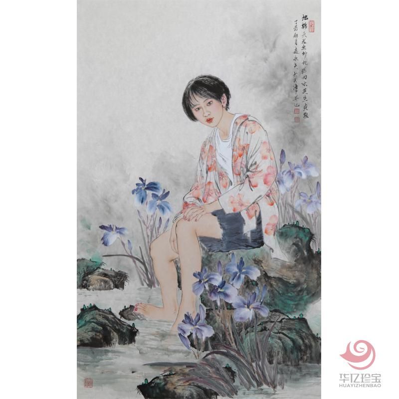 赵永夫《燕尾兰》60x96cm