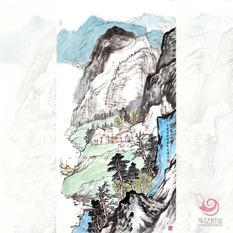 张跃进《家在山水间》8平尺作品