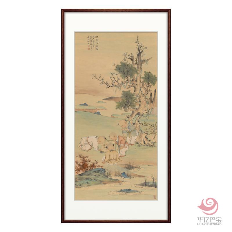 胡生旺 高士图国画名家字画真迹书房茶室挂画胡生旺