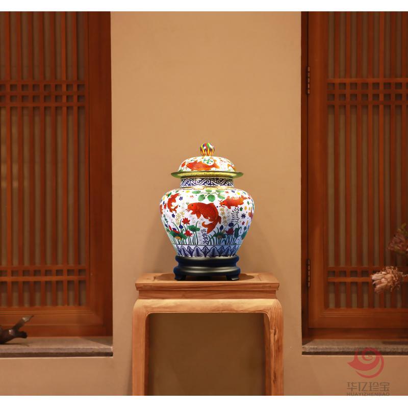 中G工艺美术大师 戴嘉林景泰蓝《金玉满堂》财富罐