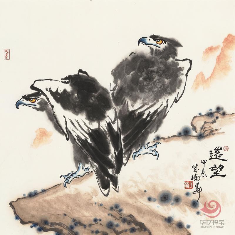 姜成楠4平尺动物作品《远望》