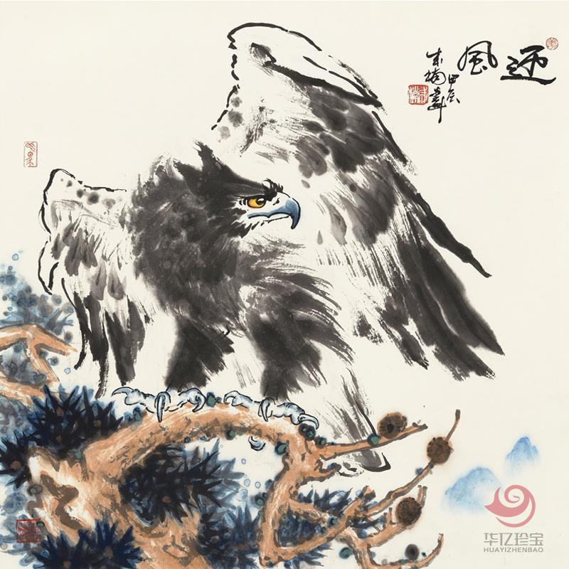 姜成楠4平尺动物作品《迎风》