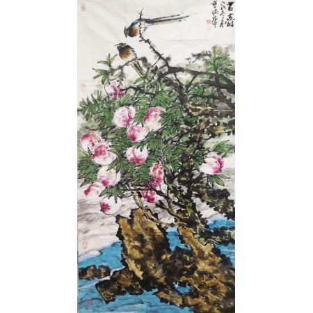 曹瑞华作品长寿图