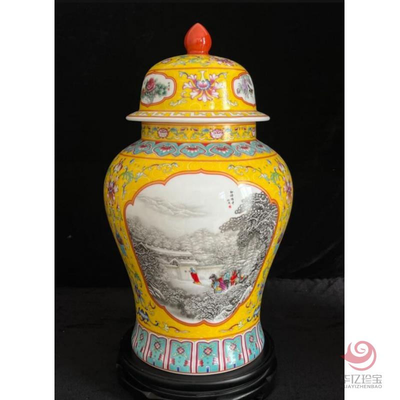 张松茂、徐亚凤联合创作《粉彩六绝》大师尊