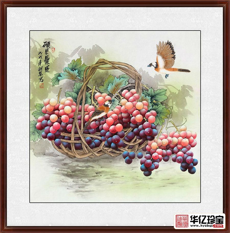 新生代潜力画家羽墨作品《硕果累累》 新生代潜力画家羽墨作品《硕果累累》
