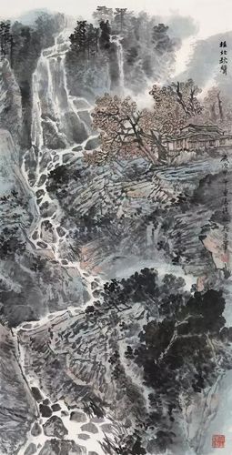 张复兴白云红树图 张复兴白云红树图
