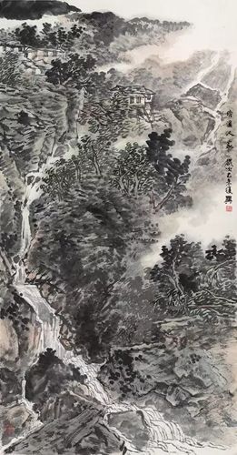 张复兴傍溪人家 张复兴傍溪人家