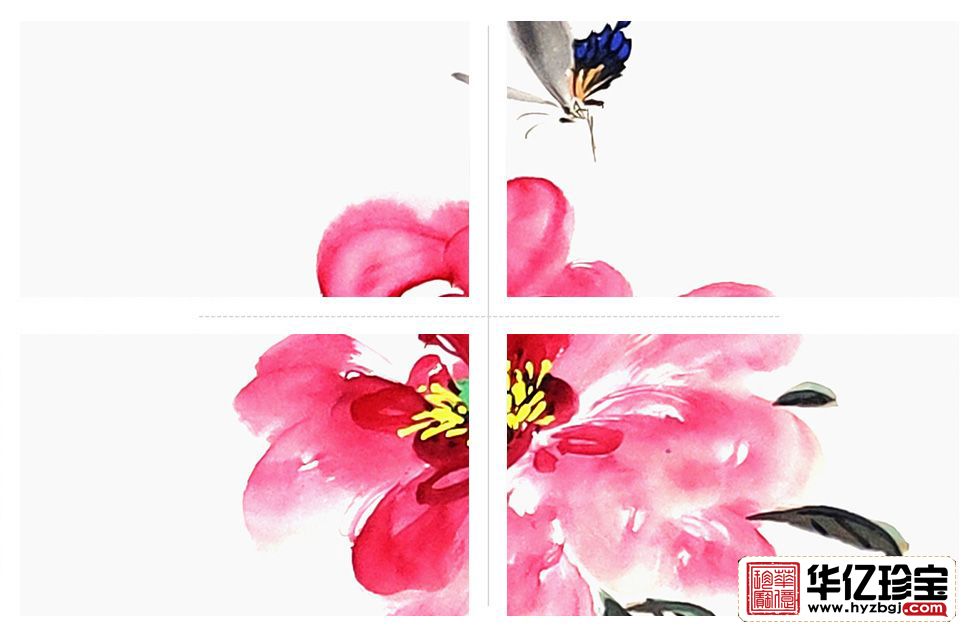 郑晓京手绘吉祥牡丹国画《牡丹》 郑晓京手绘吉祥牡丹国画《牡丹》