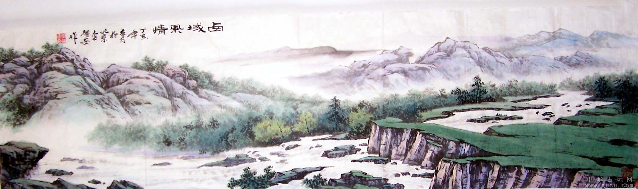 李福安《西域风情》大师作品,祖国山川河流气势磅礴 李福安《西域风情》大师作品,祖国山川河流气势磅礴